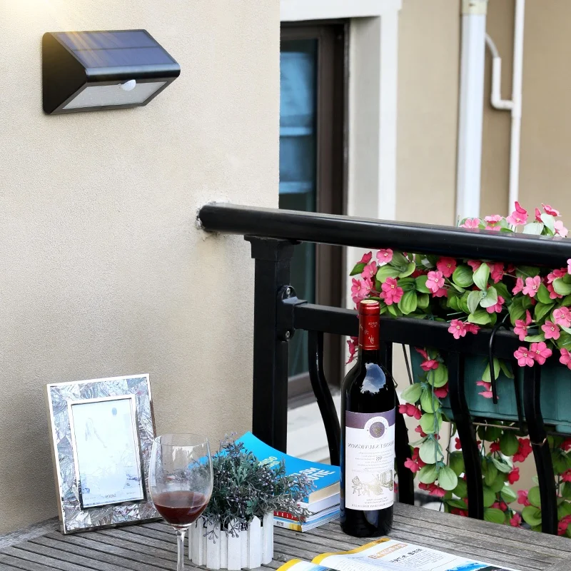 Boundary Led Security Solar Wall Light Motion Sensor