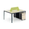 Ironmongery Frame Modern Workbench Cubicle Simple Partition Clean Style Office Workstation Partition(YY-D0814)
