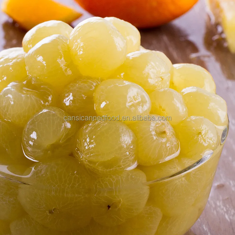 
Peeled Grapes Canned in Light Syrup 