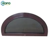 10 Year Warranty Modern House PVC Arch Glass Fixed Window Design
