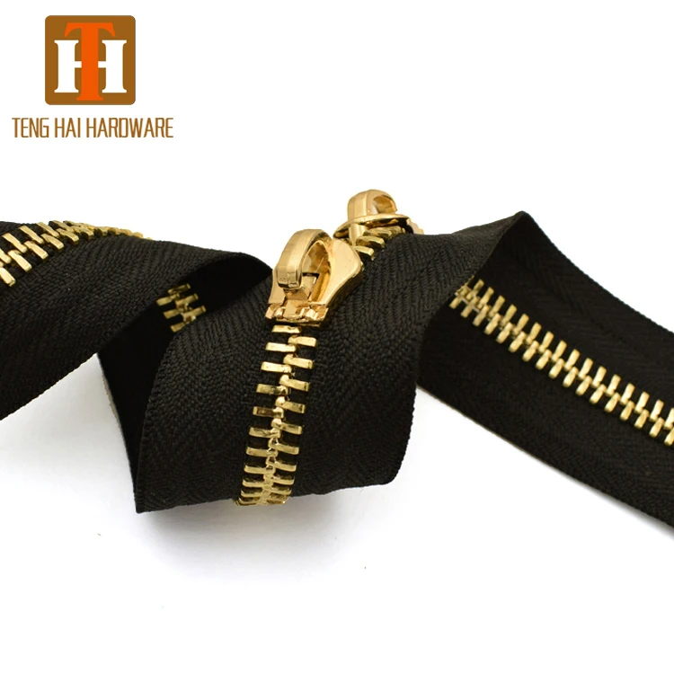 8 Whole Metal Zipper Roll Brass Zipper For Bag Buy Zippers For