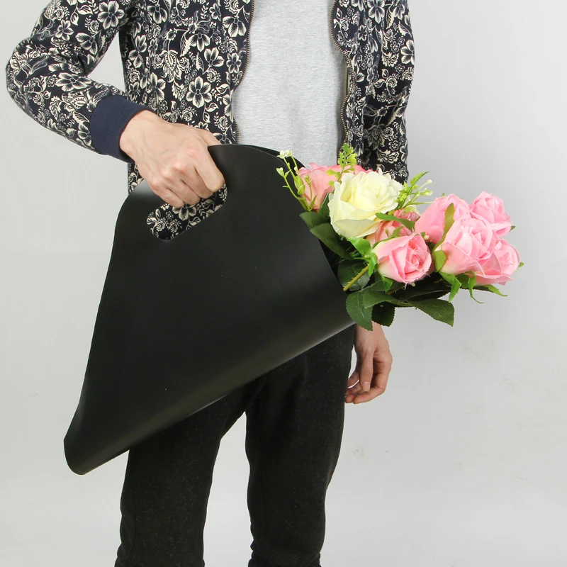 Custom Plastic Flower Carrying Bag,Flower Carrier Bag,Flower Gift Bag