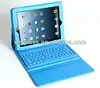 Folio Leather Case Stand With Bluetooth Keyboard for iPad 4 4th 3 3rd 2nd Blue