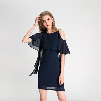 polyester casual dresses