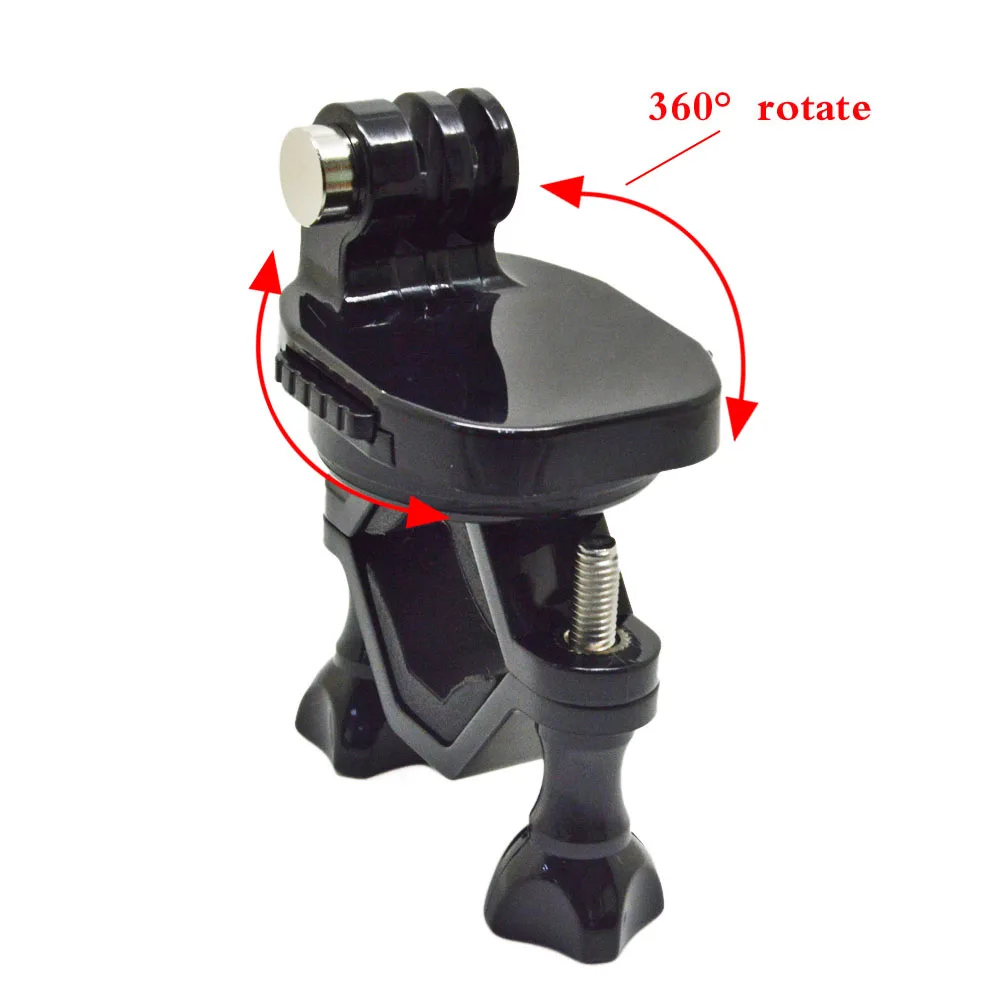 

360 Degree Motorcycle Handlebar Holder Bike Mount for GoPros Heros 6 5 4 3+ 3
