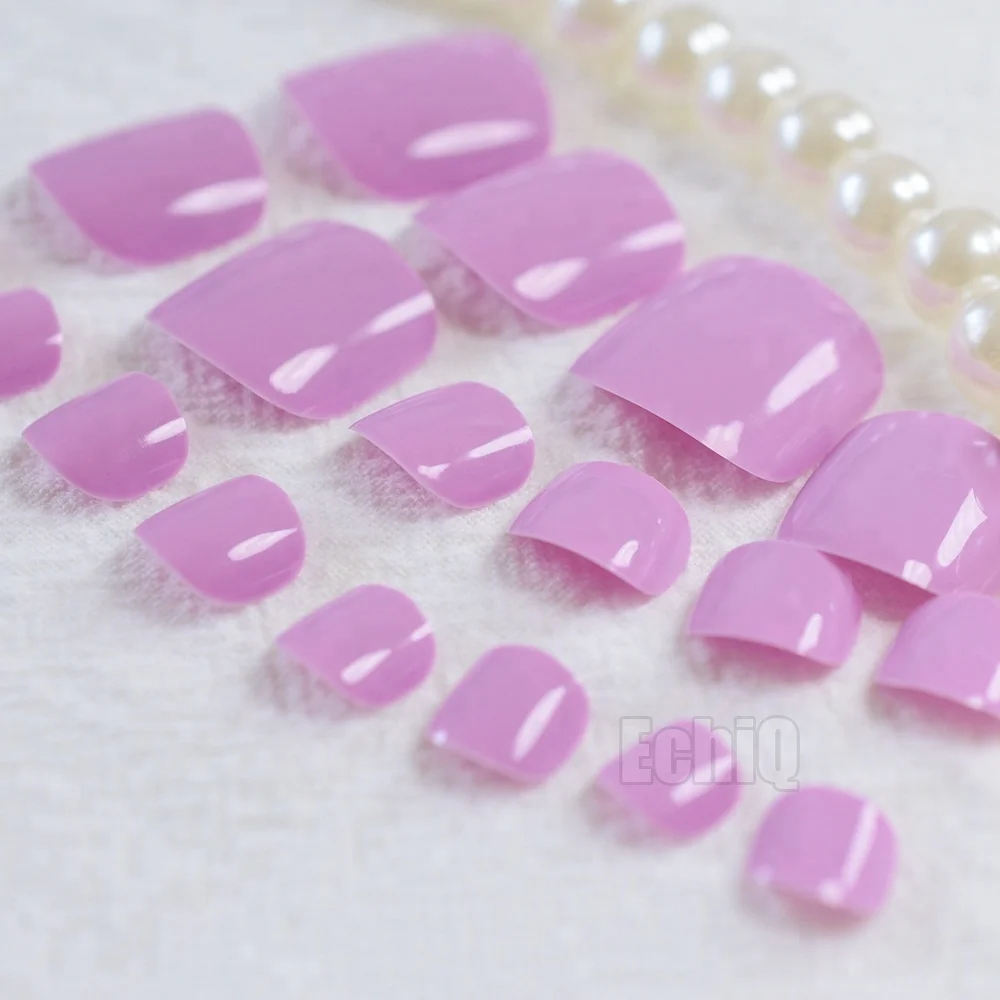 

Violet Purple Show Your Toes Colorful Carnival Style Candy Black False Toes Toenails 316t, Lavender purple