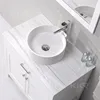Artificial Stone Solid Surface Bathroom Sink White Lavatory Basin