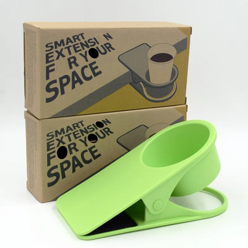 

Hot selling Plastic Cup Clip Coffee Beer Table Cup Holder For Sofa, Customized