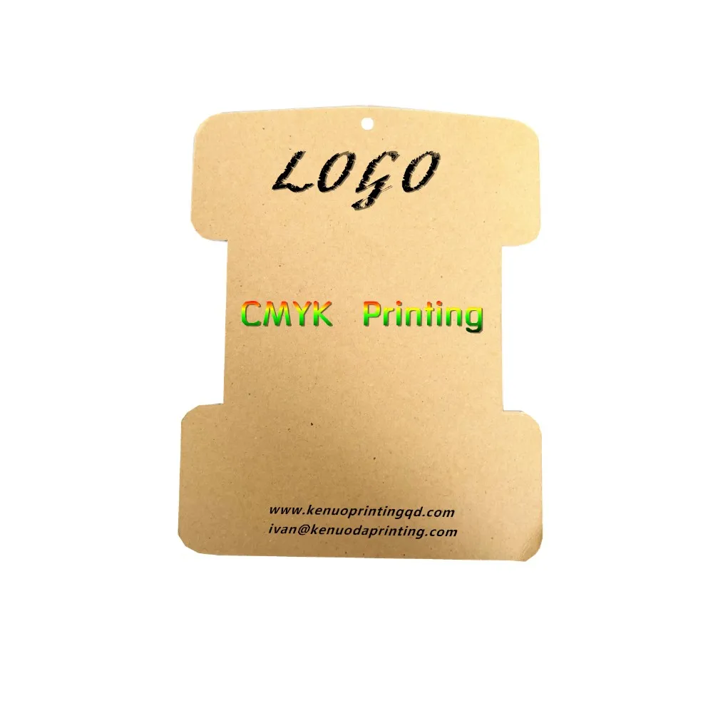 Custom 900gsm Kraft Paper Card Headband Backer Packaging Card Buy