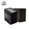 black custom aluminium electronic instrument cases enclosures