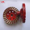 Diameter 4" Double Layer Turbo Diamond Cup Wheel For Granite Marble Stone Shaping And Grinding