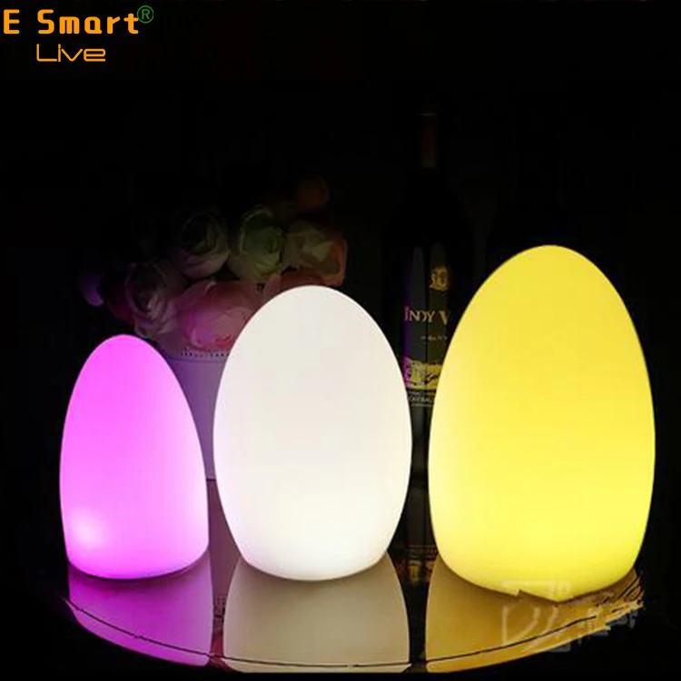 Hot Sale Color Changing Led Egg Night Light/dc Charger Waterproof Led