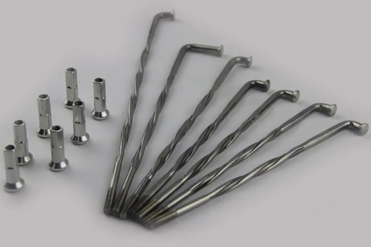 High Quality Spiral (twisted) Motorcycle Spoke Nipples,Titanium Spoke Nipples For Harley