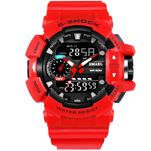 

2017 Multi-Functionl waterproof led sports digital military SMAEL Watch