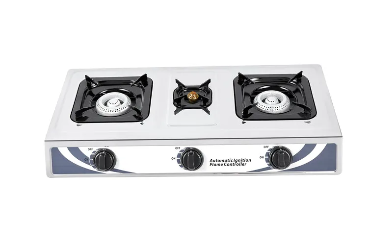 110mm Big Burner 3 Plate Gas Cooker/ Kitchen Gas Rangs Appliance Buy