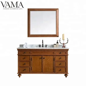 Vama 60 Inch Floor Standing 8 Drawers Classic Style Bathroom Vanity 728060