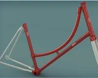 

Stock steel 700c city bicycle frame