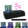 4 USB HUB interface desktop LED Message board clock