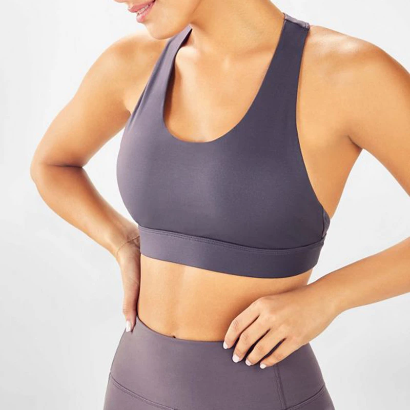 Womens Workout Nylon Spandex Zip Up Sports Bra Custom Legging Set Sportsbra Buy Sports Bra