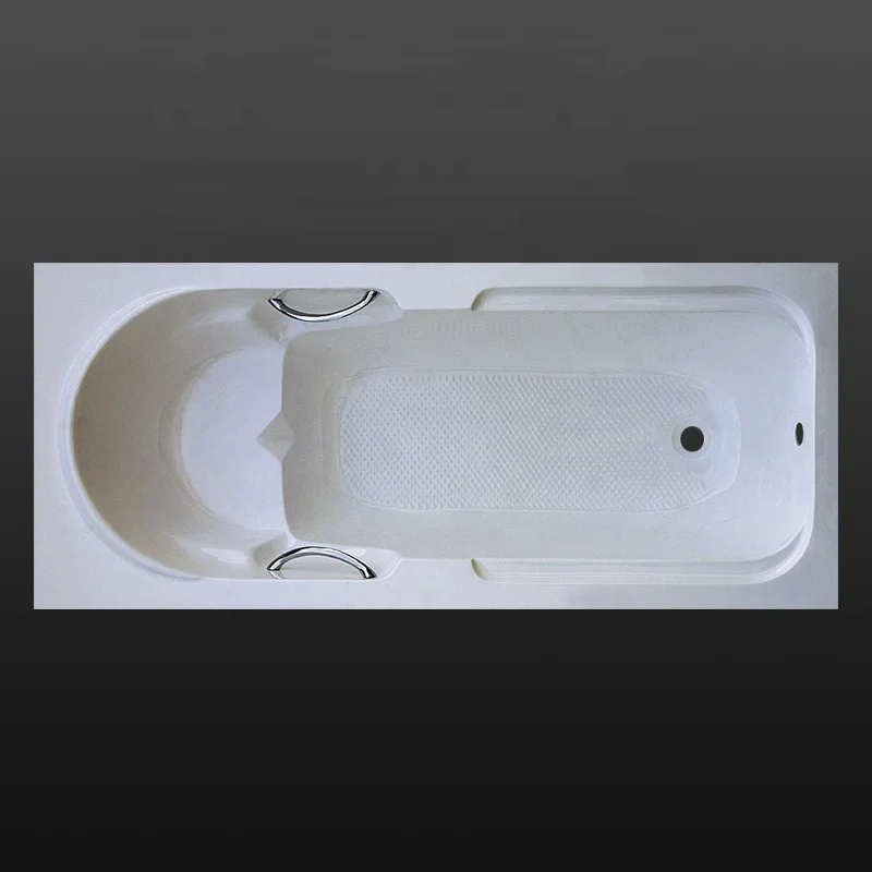 Best Selling Hotel Bathtub With Seat Sitting Acrylic Bathtubs 1.3m
