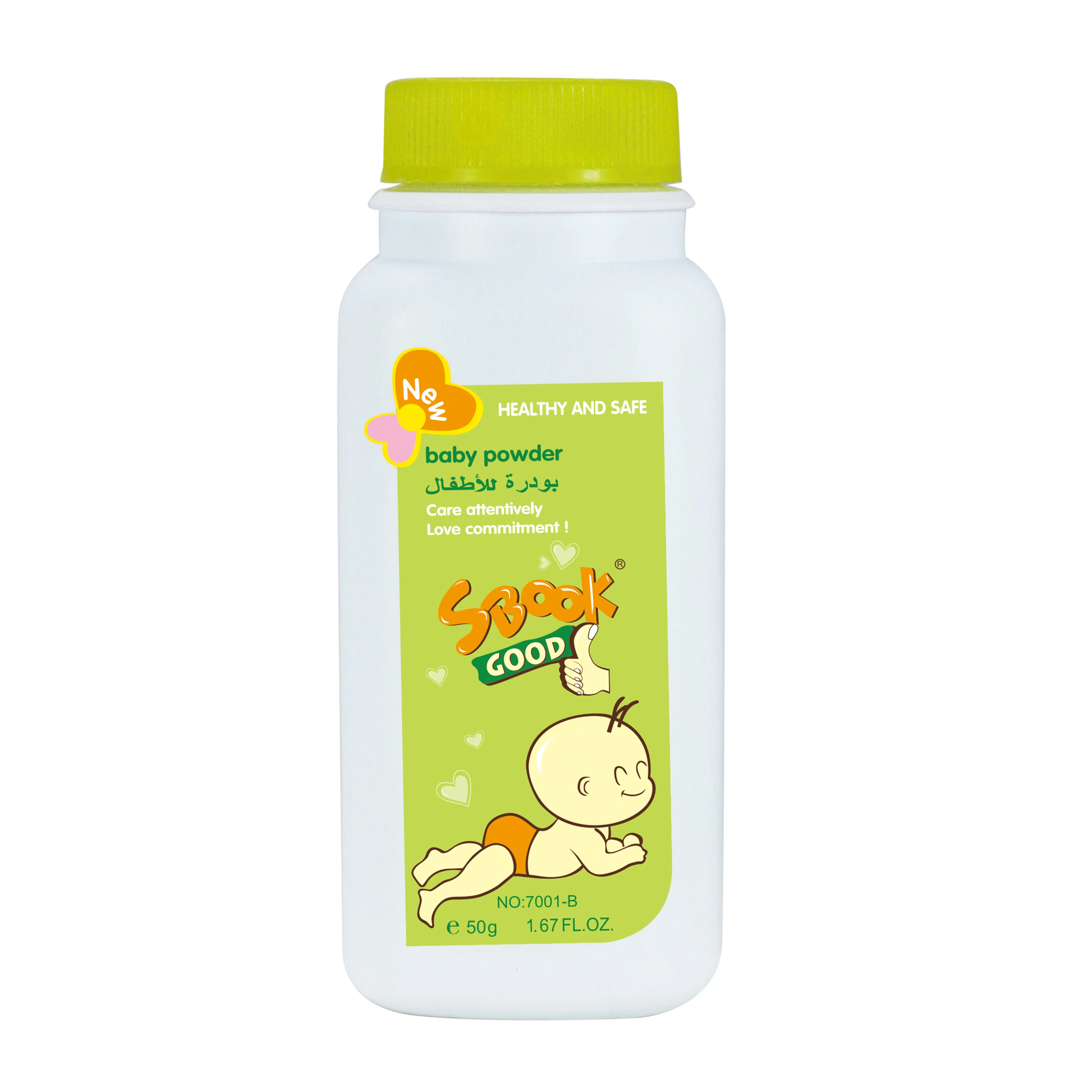 
sbook 50g Hypoallergenic and Paraben Free, comforting skin care Baby Powder 
