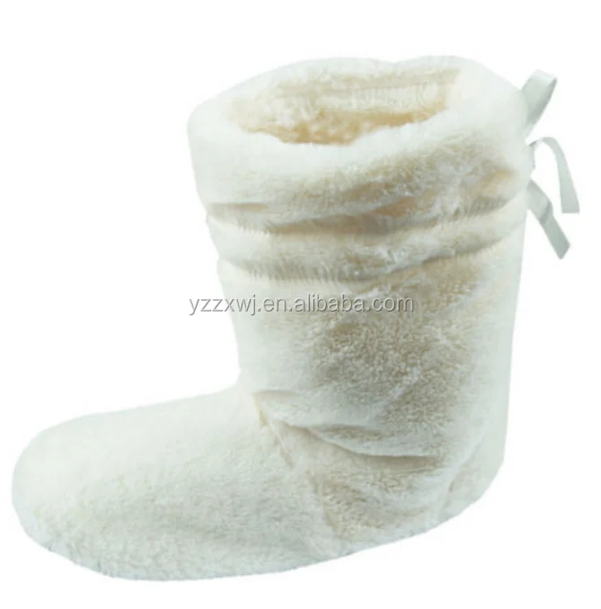 Different Style Heated Slippers Boots For Lady Microwave Hot Socks