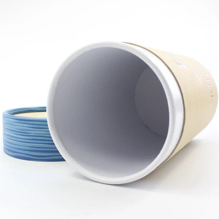 
Cylinder Cardboard Tea Paper Tube food grade paper tube for ice cream 