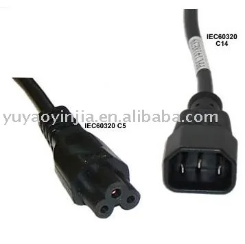 American Power Cords Iec 320 C5 To Iec 320 C14 Buy Iec320 C5