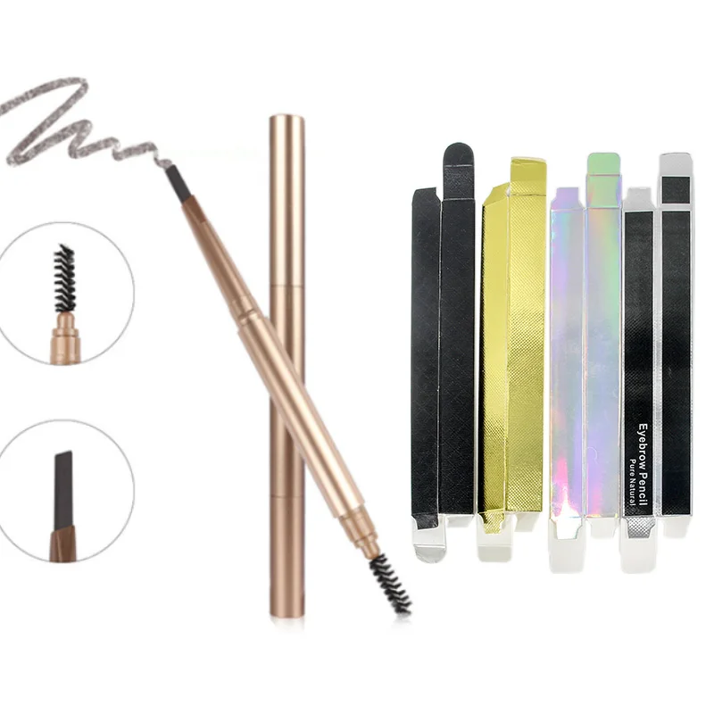 

Best selling eyebrow pencil private label no logo eyebrow pen and brush eyebrow pencil waterproof