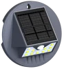 Outdoor Solar Wall fence Night Light, 2 Modes Solar Lights Garage Yard Step Deck Landscape Lighting for Outdoor Gard