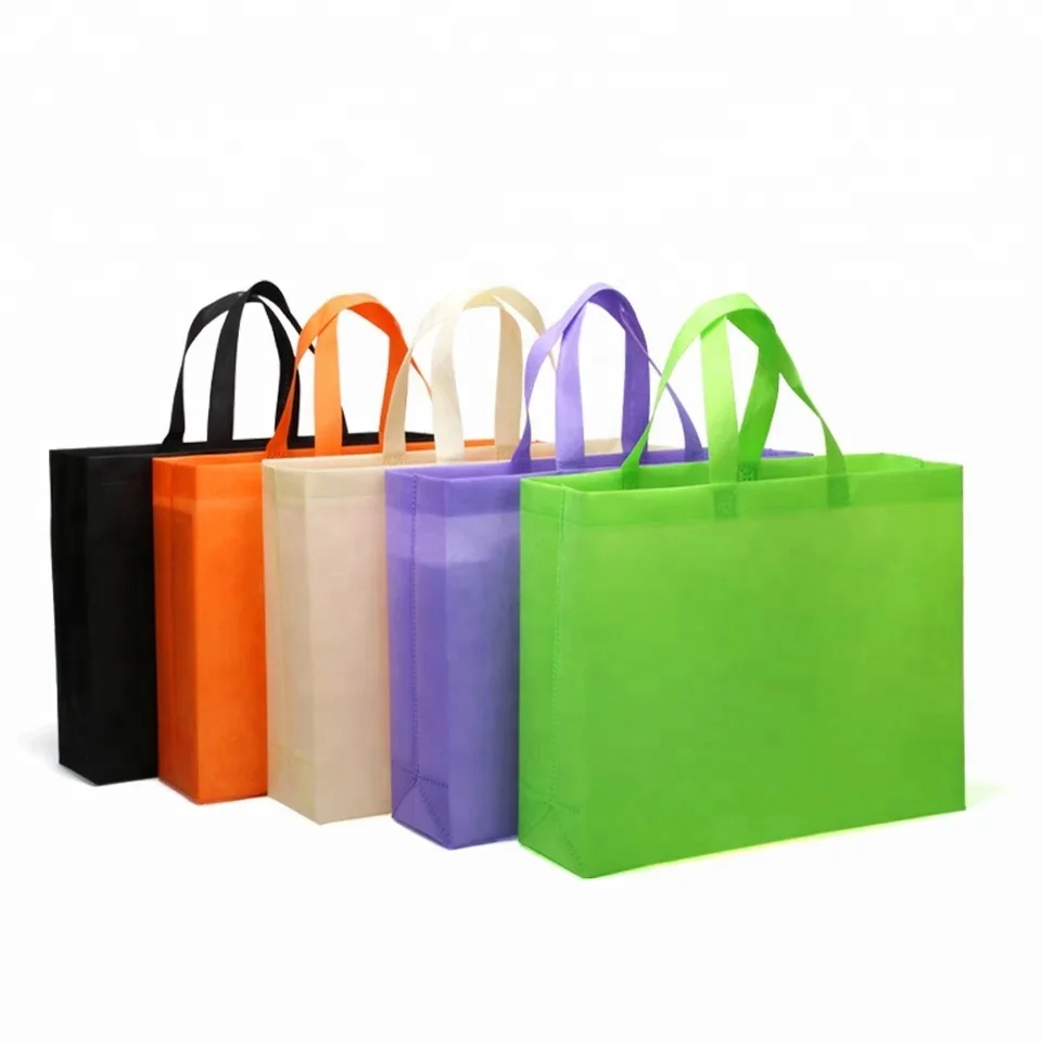 

Manufacturer Wholesale Custom Foldable Shopping Non Woven Bag with Glossy Lamination, Customized