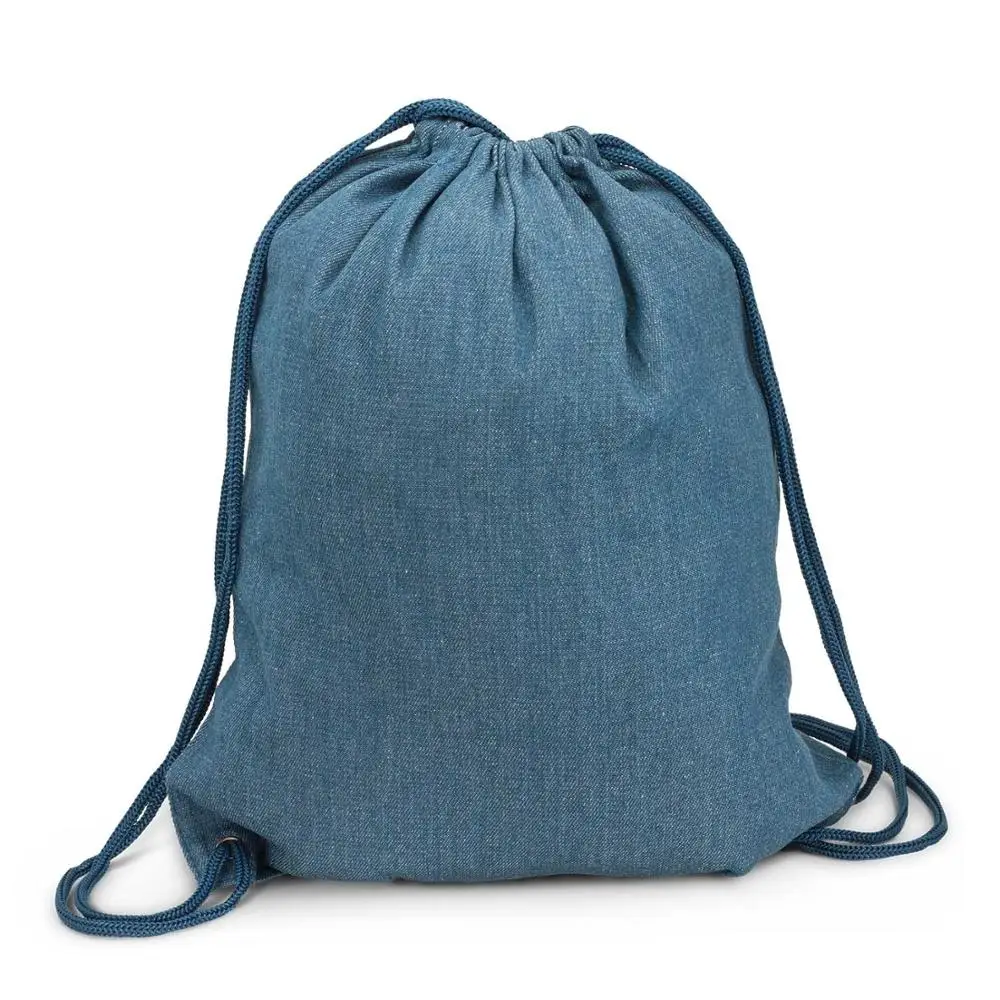 Custom Denim Tote Drawstring Bag - Buy Denim Drawstring Bag,Custom ...