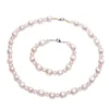 Fashionable china jewelry real ivory pearl set necklace and bracelet