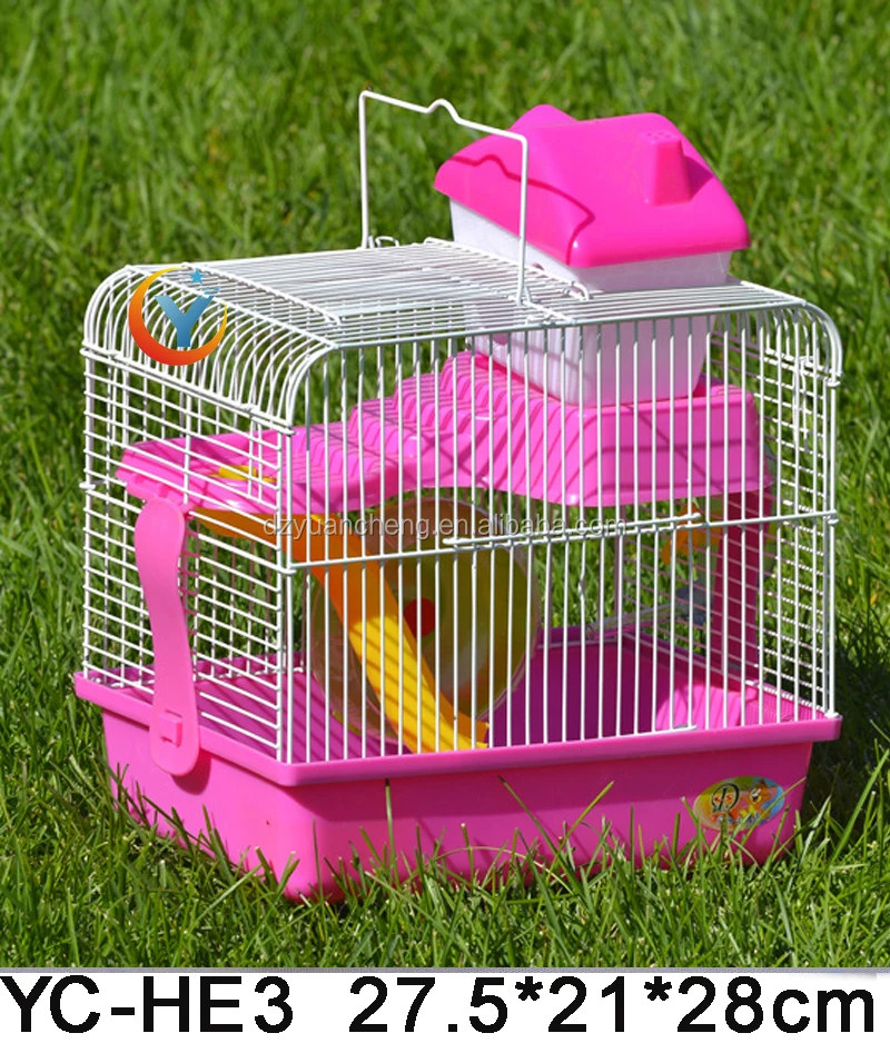 pink rat cage