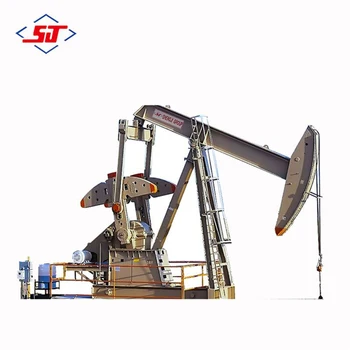 Shengji well drilling conventional beam pumping unit without an electric motor