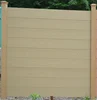 Wood pattern wood plastic fence wooden composite wpc fence