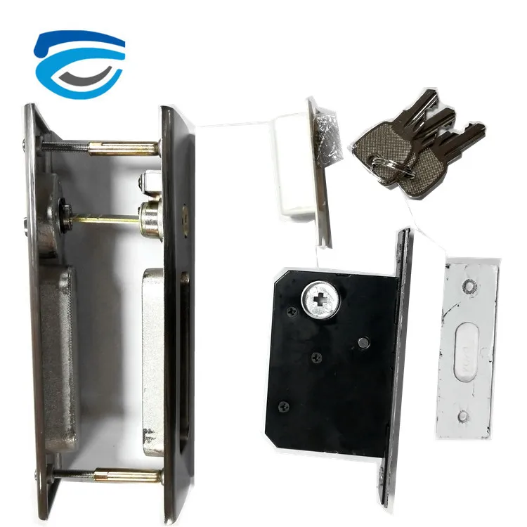 Cerradura De Puerta Corredera De Garaje Sin Llave Para Puerta De Doble