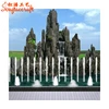 Made in china outdoor led fountain light fiberglass stone plastic moroccan fountain dancing water fountain