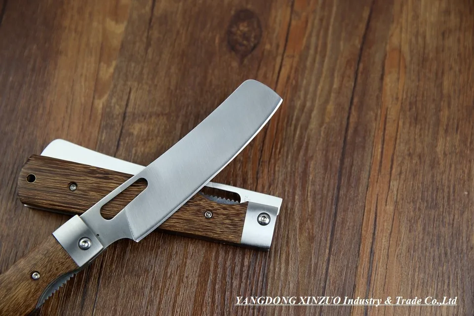 440A Pocket Folding Kitchen Chef Knife Table Knife High Quality Dark