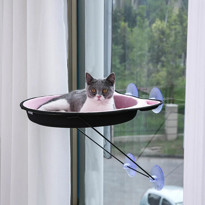 window mounted cat hammock