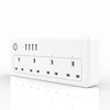 Wifi Smart Plug Outlet Socket 4 USB Port Power Strip Work With Alexa/Google Home