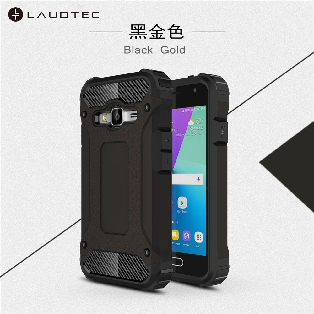 

Laudtec Shockproof Hard Cover Soft TPU Hybrid Armor Case For Samsung Galaxy J1 Mini prime