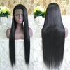 high quality virgin mink brazilian straight 150% density 30 inch 40 inch human hair full lace wig