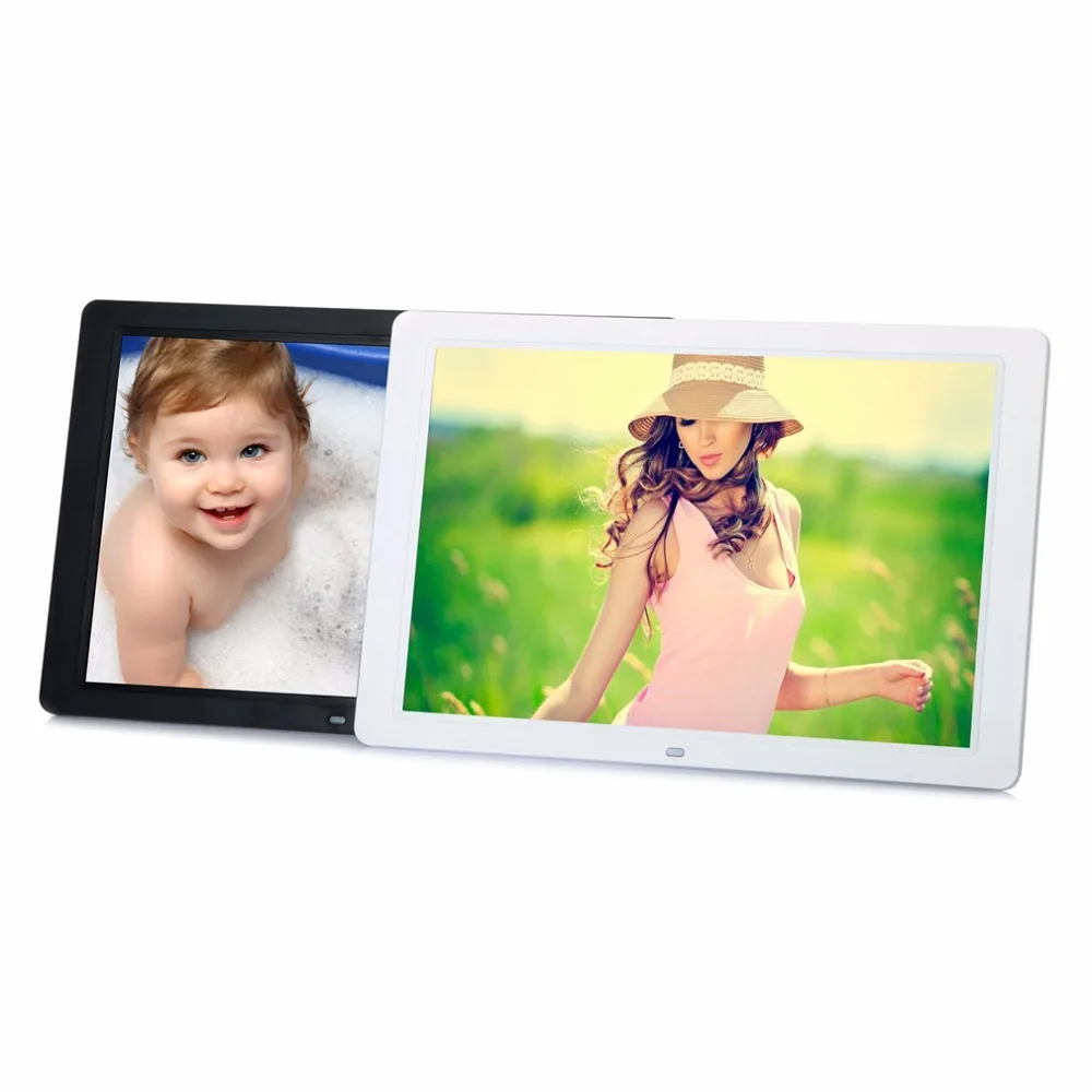 

In stock! 15 LED HD High Resolution Digital Picture Photo Frame + Remote Controller EU Plug Black / White Color Newest
