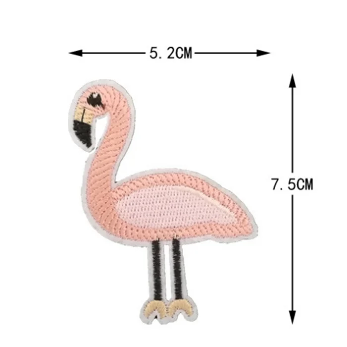 Kartun Hewan Unicorn Flamingo Besi Pada Kain Patch Buy Besi