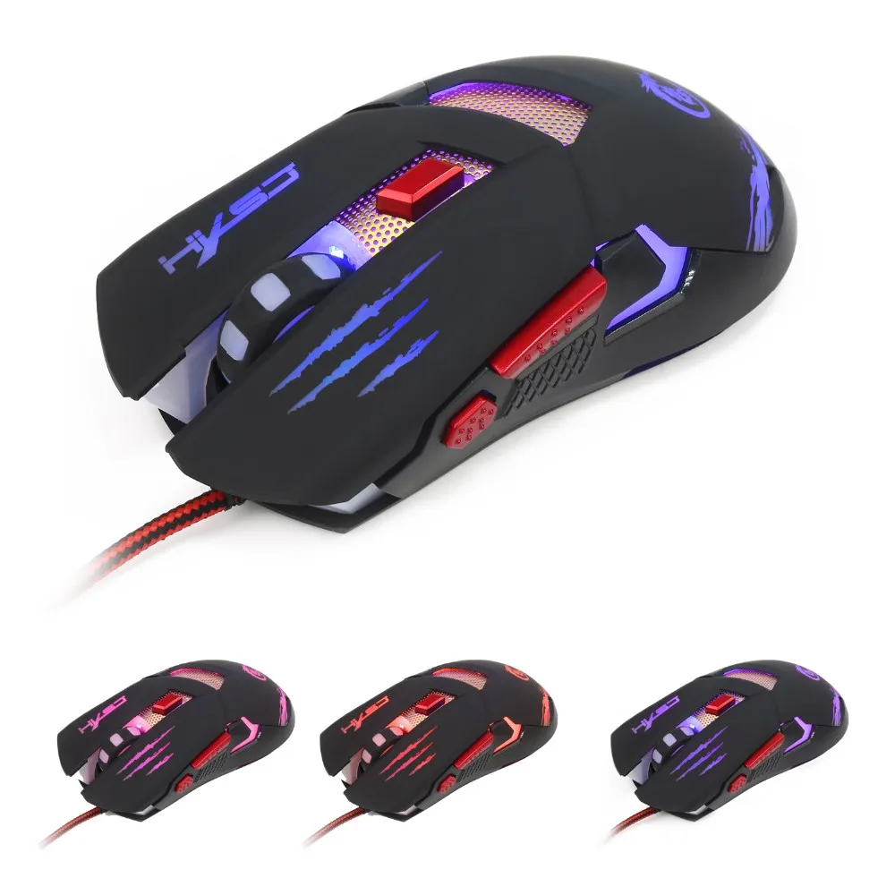 Latest Model Computer Wired Gaming Mouse Pink/red/black