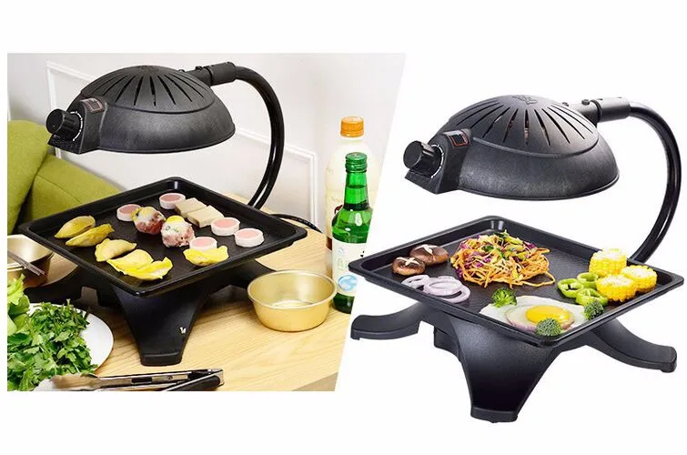 3d Infrared Bbq Barbecue Grill Korean Style Rotating Mini Bbq Indoor