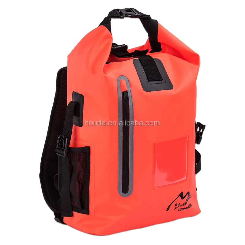 

waterproof backpack dry bag with zipper for outdoor sports