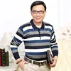 2019 new arrival spring long sleeve stripe knitted old man sweater