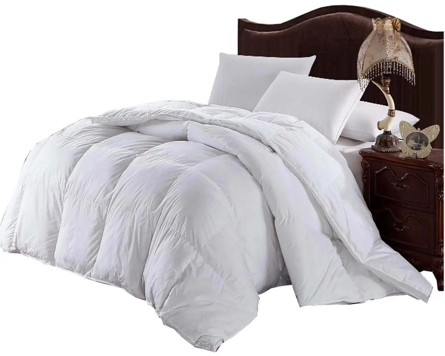 Baffle Box Comforter Find Deals On Line Get Quotations Royal Tradition Over Size King Baffle Box Hungarian White Down Alternative Comforter 110 Wide X